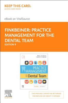 Misc. Practice Management for the Dental Team Elsevier eBook on Vitalsource (Retail Access Card) Book