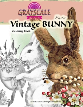 Paperback Vintage easter bunny coloring book, Realistic easter coloring book for adults: Coloring books for adults relaxation Book