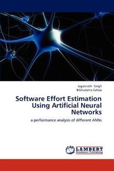 Paperback Software Effort Estimation Using Artificial Neural Networks Book