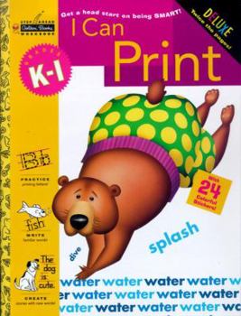 Paperback I Can Print (Grades K - 1) Book