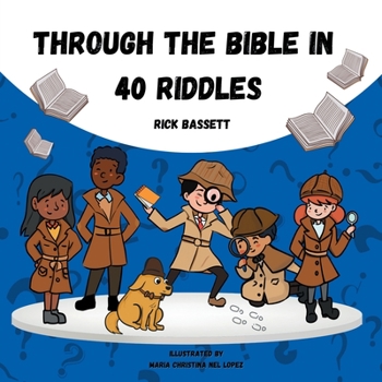 Paperback Through the Bible in 40 Riddles Book