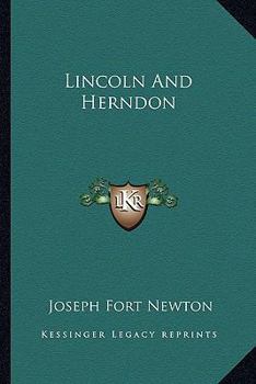 Paperback Lincoln And Herndon Book