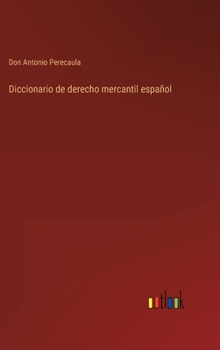Hardcover Diccionario de derecho mercantil español [Spanish] Book
