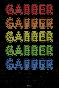 Gabber Planner: Gabber Retro Music Calendar 2020 - 6 x 9 inch 120 pages gift