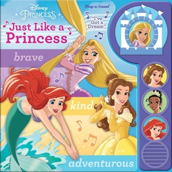 Board book Disney Princess: Just Like a Princess Sound Book [With Battery] Book