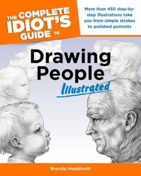 Paperback The Complete Idiot's Guide to Drawing People Illustrated Book