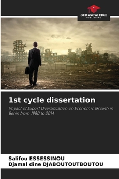 1st cycle dissertation: Impact of Export Diversification on Economic Growth in Benin from 1980 to 2014