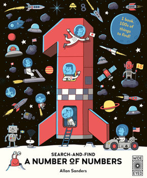 Hardcover Search and Find a Number of Numbers: 1 Book, 100s of Things to Find! Book