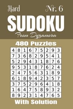 Paperback Hard Sudoku Nr.6: 480 puzzles with solution Book
