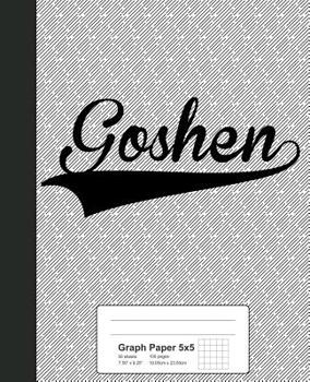 Paperback Graph Paper 5x5: GOSHEN Notebook Book