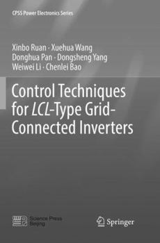 Paperback Control Techniques for LCL-Type Grid-Connected Inverters Book