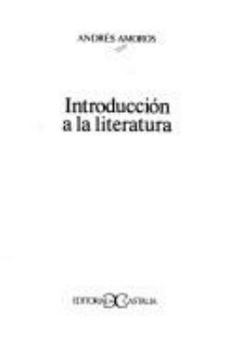 Paperback Introducción a la literatura . [Spanish] Book