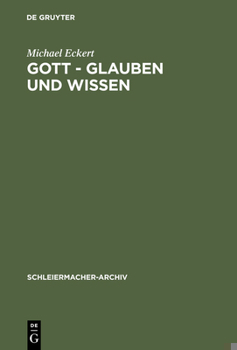 Hardcover Gott - Glauben Und Wissen [German] Book