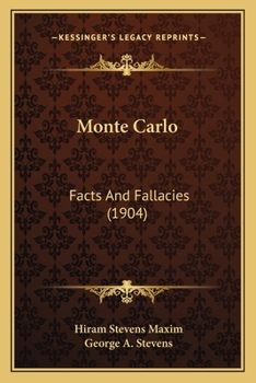 Paperback Monte Carlo: Facts And Fallacies (1904) Book