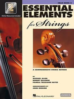 Paperback Essential Elements for Strings - Book 2 with Eei: Cello (Book/Online Media) Book