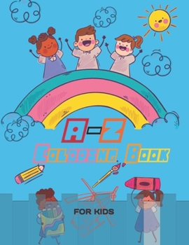 Paperback A-Z coloring book: For Kids Book