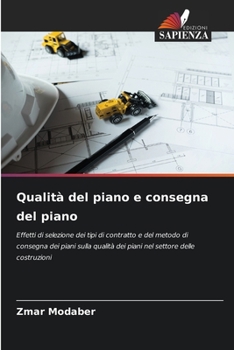 Paperback Qualità del piano e consegna del piano [Italian] Book