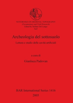 Paperback Archeologia del sottosuolo: Lettura e studio delle cavità artificiali [Italian] Book