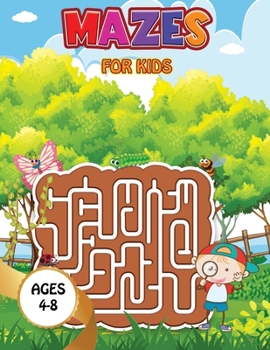 Paperback Mazes for kids - Space: Maze Activity Book Ages 4-6 Amazing Rockets, Astronauts Workbook for Games, Puzzles, and Problem-Solving Book