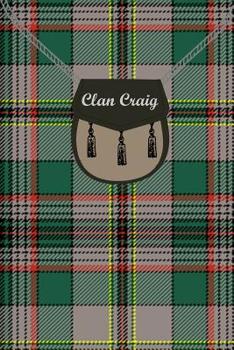 Paperback Clan Craig Tartan Journal/Notebook Book