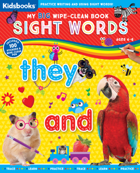 Spiral-bound My Big Wipe-Clean Book: Sight Words Book