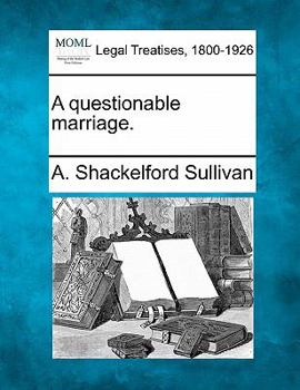 Paperback A Questionable Marriage. Book
