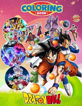 Paperback Dragon Ball coloring book: Many One Sided Drawing JUMBO Pages Of Cute dragon Characters for Kid and Childreen Fans, Unlock Your Creativity with 5 [Large Print] Book