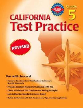 Paperback California Test Practice, Grade 5 Book