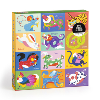Misc. Chinese Zodiac 500 Piece Family Puzzle Book