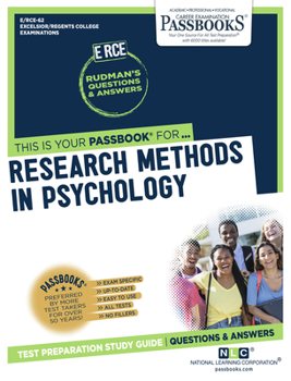 Paperback Research Methods in Psychology (Rce-62): Passbooks Study Guide Volume 62 Book