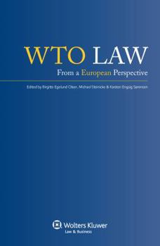 Paperback WTO Law: From a European Perspective Book