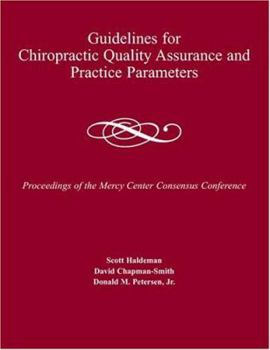 Paperback Guidelines for Chiropractic Quality Assurance and Practice Parameters: . Book