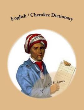 Paperback English / Cherokee Dictionary Book