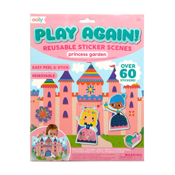 Office Product Play Again Reusable Sticker Scenes - Princess Garden Book