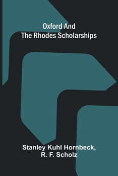 Oxford and the Rhodes Scholarships