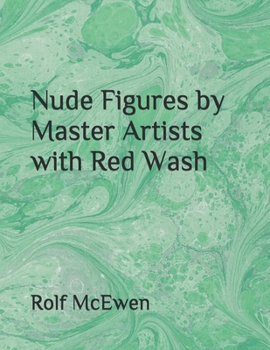 Paperback Nude Figures by Master Artists with Red Wash Book