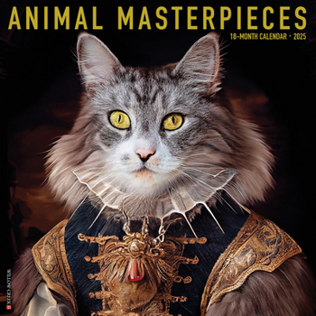 Calendar Animal Masterpieces 2025 12 X 12 Wall Calendar Book