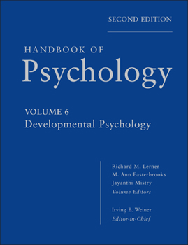 Hardcover Handbook of Psychology, Developmental Psychology Book