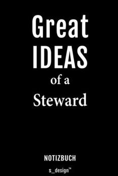 Notizbuch für Stewards / Steward / Flugbegleiter / Flugbegleiterin: Originelle Geschenk-Idee [120 Seiten liniertes blanko Papier] (German Edition)