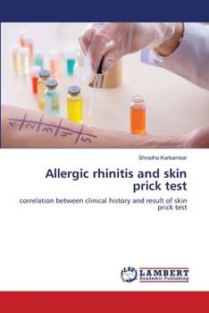 Paperback Allergic rhinitis and skin prick test Book