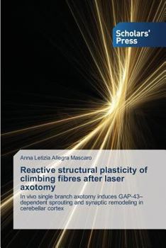 Paperback Reactive Structural Plasticity of Climbing Fibres After Laser Axotomy Book