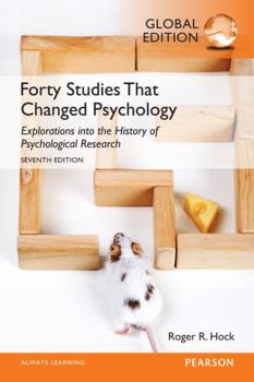 Paperback Forty Studies that Changed Psychology, Global Edition [Paperback] HOCK [Unknown] Book