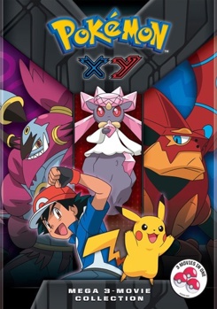 DVD Pokemon XY Mega 3-Movie Collection Book