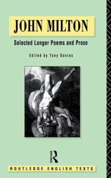 Paperback John Milton: Selected Longer Poems and Prose Book