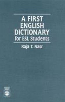 Hardcover A First English Dictionary: For ESL Students Book