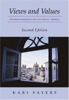 Paperback Views and Values: Diverse readings on Universal Themes Book