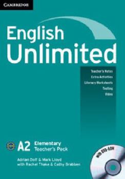 Paperback English Unlimited Elementary A and B Teacher's Pack (Teacher's Book with DVD-ROM) Book