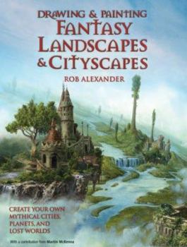 Paperback Drawing and Painting Fantasy Landscapes and Cityscapes Book