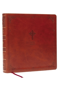 Imitation Leather Nabre XL, Catholic Edition, Leathersoft, Brown, Comfort Print: Holy Bible Book