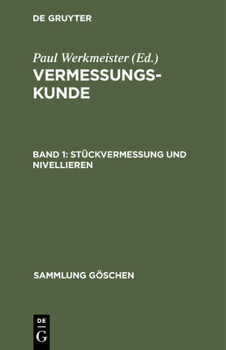 Hardcover Stückvermessung Und Nivellieren [German] Book